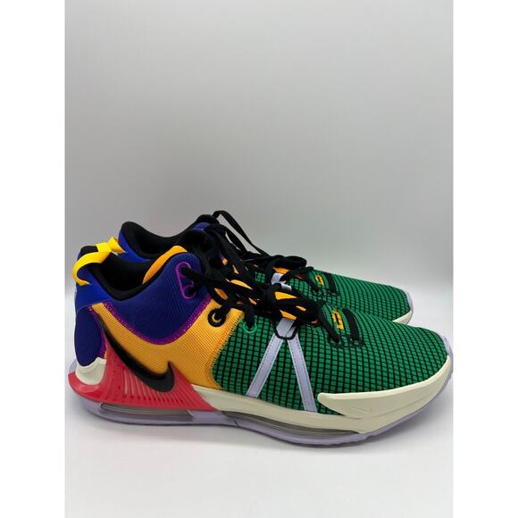 Nike LeBron Witness 7 DM1123-501 Multicolor Basketball Shoes Men\'s Size 17 main image 7